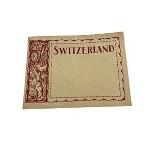 1921 Switzerland Travel Booklet Swiss Federal Railways w/ Photos & Text Antique
